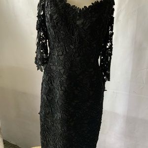 Black Lace Cocktail dress